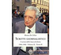 9788879845427 Renzo De Felice Scritti giornalistici: 2\2 Luni Editrice