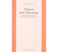 9788880634430 Nation and narration. british modernism in italy i... 20th century