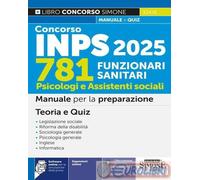 9788891441720 A.V. Concorso INPS 781 funzionari sanitari. Psicologi e assistenti