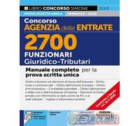 9788891442659 A.A.V.V. Concorso Agenzia delle Entrate. 2700 funzionari giuridico
