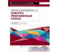 9788891443090 A.V. Ipercompendio di diritto processuale civile. Nuova ediz. Ediz