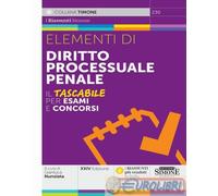 9788891443243 A.A.V.V. Elementi di diritto processuale penale Edizioni Giuridich