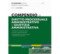 9788891443731 Beatrice Locoratolo Compendio di diritto processuale amministrativ