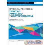 9788891444189 A.A.V.V. Ipercompendio diritto pubblico e costituzionale Edizioni