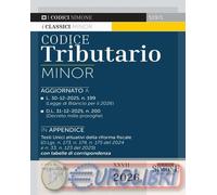 9788891445094 A.A.V.V. Codice tributario minor Edizioni Giuridiche Simone