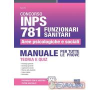 9788891675002 A.V. Concorso INPS 781 funzionari sanitari. Aree psicologiche e so