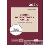 9788891677860 Giuseppe Cassano Codice di Procedura Civile 2026 e norme complemen