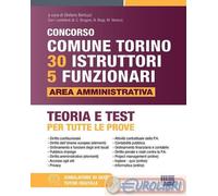 9788891678904 A.A.V.V. Concorso Comune di Torino 30 istruttori e 5 funzionari. A
