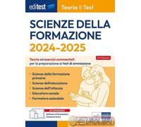 9788893627313 AA.VV. SCIENZE DELLA FORMAZIONE. TEORIA & TEST. EDITEST