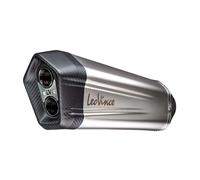 Silenziatore posteriore LeoVince LV-12 acciaio inox carbon Ø 75mm universale
