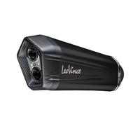 9789B - Terminale Scarico Universale LeoVince LV-12 Inox Nero Ø 75