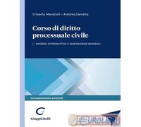 9791221102161 Antonio Carratta Corso di diritto processuale civile. Vol. 1: Nozi
