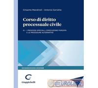 9791221102185 Antonio Carratta Corso di diritto processuale civile. Vol. 3: I pr