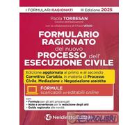 9791254709399 Paola Torresan Formulario ragionato del processo e della esecuzion