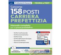 Concorso 158 posti nella Carriera Prefettizia: manuale per la prova preselettiva