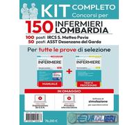 9791256025237 Guglielmo Guerriero Kit completo concorsi per 150 infermieri Lomba