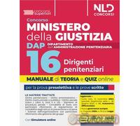 9791256950294 A.A.V.V. Concorso 16 Dirigenti Penitenziari Ministero della Giusti