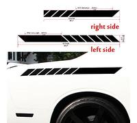 97cmx6.35cm.2x uno per ogni lato Car Sticker Body Stripes Racing Race