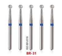 97Types Dental Turbina Diamond Burs FG 1.6mm for High Speed Handpiece 5Pcs/pack
