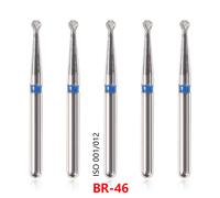 97Types Dental Turbina Diamond Burs FG 1.6mm for High Speed Handpiece 5Pcs/pack