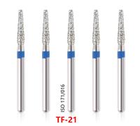 97Types Dental Turbina Diamond Burs FG 1.6mm for High Speed Handpiece 5Pcs/pack