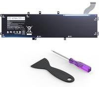 97WH 6GTPY - Batteria per Dell XPS 15 9550 9560 9570 7590 Precision 5510 5520 5530 5540 Vostro 7500 7590, ricambio 4GVGH GPM03 M2X4 5XJ28 8 J28 5. D91C 1P6KD P56F P56F001 P56F002 11,4 V