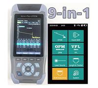 98. 0rev. Mini Pro Reflettometer 9 funzioni in 1 dispositivo OPM OLS VFL. Mappa degli eventi Rj45. Tracker di distanza della sequenza dei cavi Ethernet,Regolazione Precisa(1550nm(UPC))