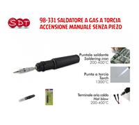 98-331 SALDATORE A GAS A TORCIA - ACCENSIONE MANUALE SENZA PIEZO