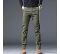 98% Cotone Business Pantaloni Casual No-Iron Dritto Elastico Moda Uomo Indossare