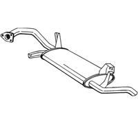 98 CV SILENZIATORE POSTERIORE PER MITSUBISHI Space Star MPV/Space W DGA 1.6 16V