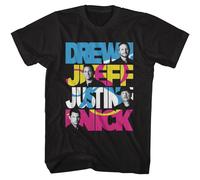 98 Degrees - Nomi - American Classici - Solido Nero Adulto T-Shirt