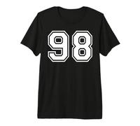 98 Numero Ninety-Nine Team Sports Graphic Matching Varsity Maglietta Premium