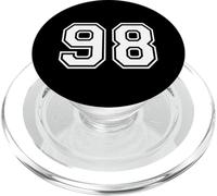 98 Numero Ninety-Nine Team Sports Graphic Matching Varsity PopSockets PopGrip per MagSafe