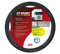 98014 - GT-Sport, coprivolante in Skeentex - XL - Ø 49/51 cm - Nero/Blu