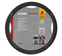 98020 - GT-Sport, coprivolante in Skeentex - M - Ø 44/46 cm - Nero/Beige