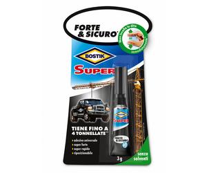 98424 Q.TA' 12 BOSTIK SUPER FORTE SICURO 3 G BLISTER