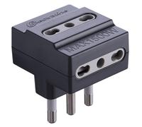 98615 Q.TA' 25 ADATTATORE TRIPLO 16A 3PR BIP NERO FIG.10