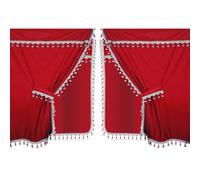 98634 - Premiere Pro-Cabin, set tende in microfibra per camion - Rosso