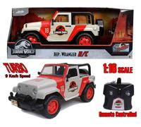 98766 JURASSIC PARK 1992 JEEP WRANGLER YJ SAHARA 1/16 REMOTE CONTROL MODEL