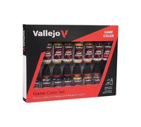 Vallejo Game Color Leather and Metal - Set da 16 Colori
