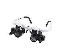 9892h-1 Spectacle Magnifier Multifunctional Headband Magnifying Glasses with Light with 8x 15x 23x