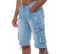989Zé ENZO Jeans Uomo Pantaloncini Casual Cargo Cotone Regular Fit Tasche Laterali