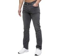 989Zé ENZO Jeans Uomo Pantaloni Casual Cotone Regular Fit con Elasticizzato EZ359 Grigio 32W / 32L