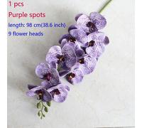 98cm 9 Teste Artificiale Zanzare Farfalla Fiore Orchidea Per Casa Matrimonio