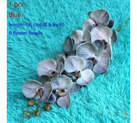 98cm 9 Teste Artificiale Zanzare Farfalla Fiore Orchidea Per Casa Matrimonio