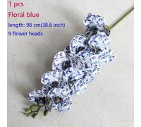 98cm 9 Teste Artificiale Zanzare Farfalla Fiore Orchidea Per Casa Matrimonio