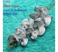 98cm 9 Teste Artificiale Zanzare Farfalla Fiore Orchidea Per Casa Matrimonio