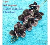 98cm 9 Teste Artificiale Zanzare Farfalla Fiore Orchidea Per Casa Matrimonio