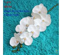 98cm 9 Teste Artificiale Zanzare Farfalla Fiore Orchidea Per Casa Matrimonio