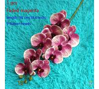 98cm 9 Teste Artificiale Zanzare Farfalla Fiore Orchidea Per Casa Matrimonio